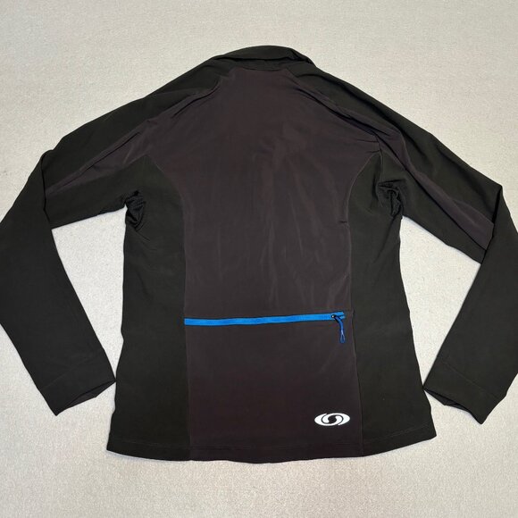 Salomon ClimaWind Full Zip-Up Long Sleeve Jacket (Black) Women's Size Large - Picture 8 of 10